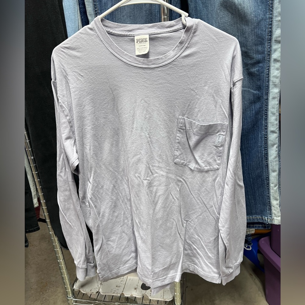 Womens VS PINK long sleeved T-shirt size L